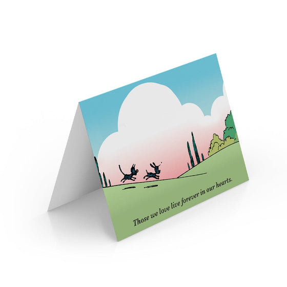 'Forever In Our Hearts' Memorial Greeting Card