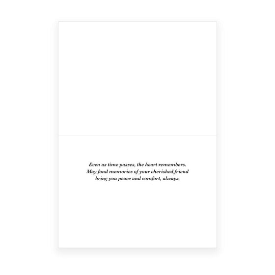 'Forever In Our Hearts' Memorial Greeting Card