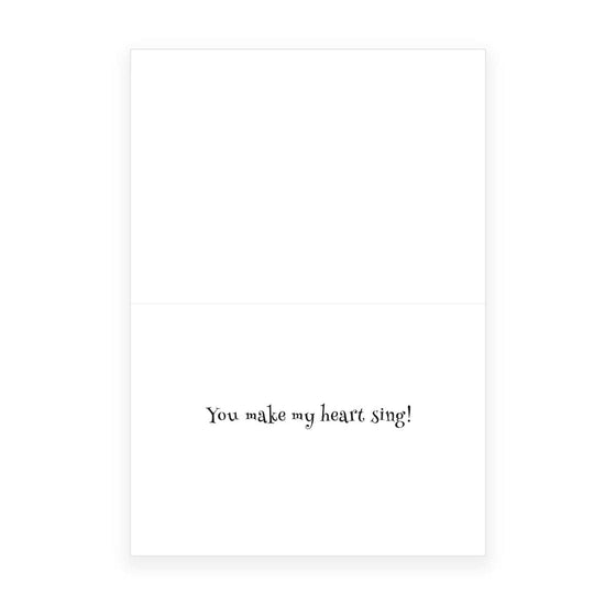 'Wild Thing, Heart Sing' Greeting Card