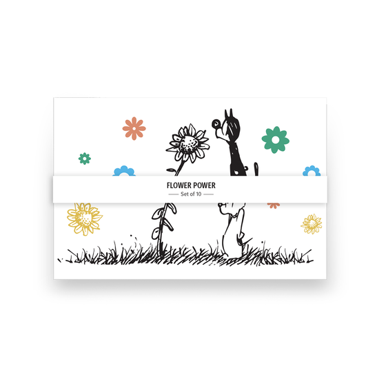 'Flower Power' Everyday Cards (Set of 10)