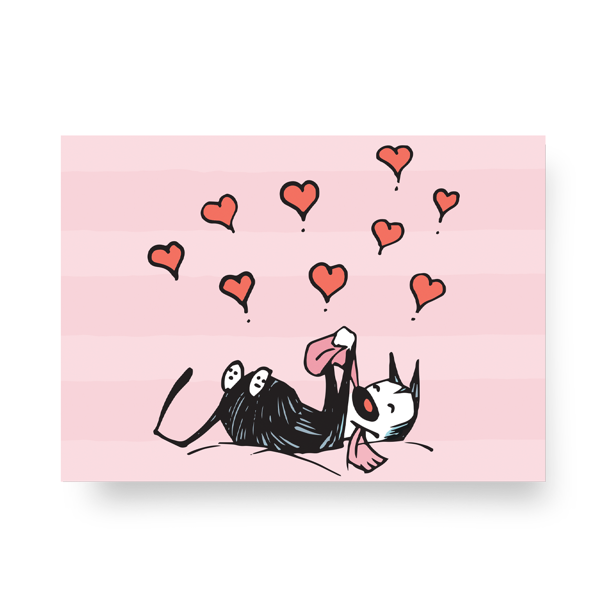 'Bringing Joy' Little Pink Sock Card