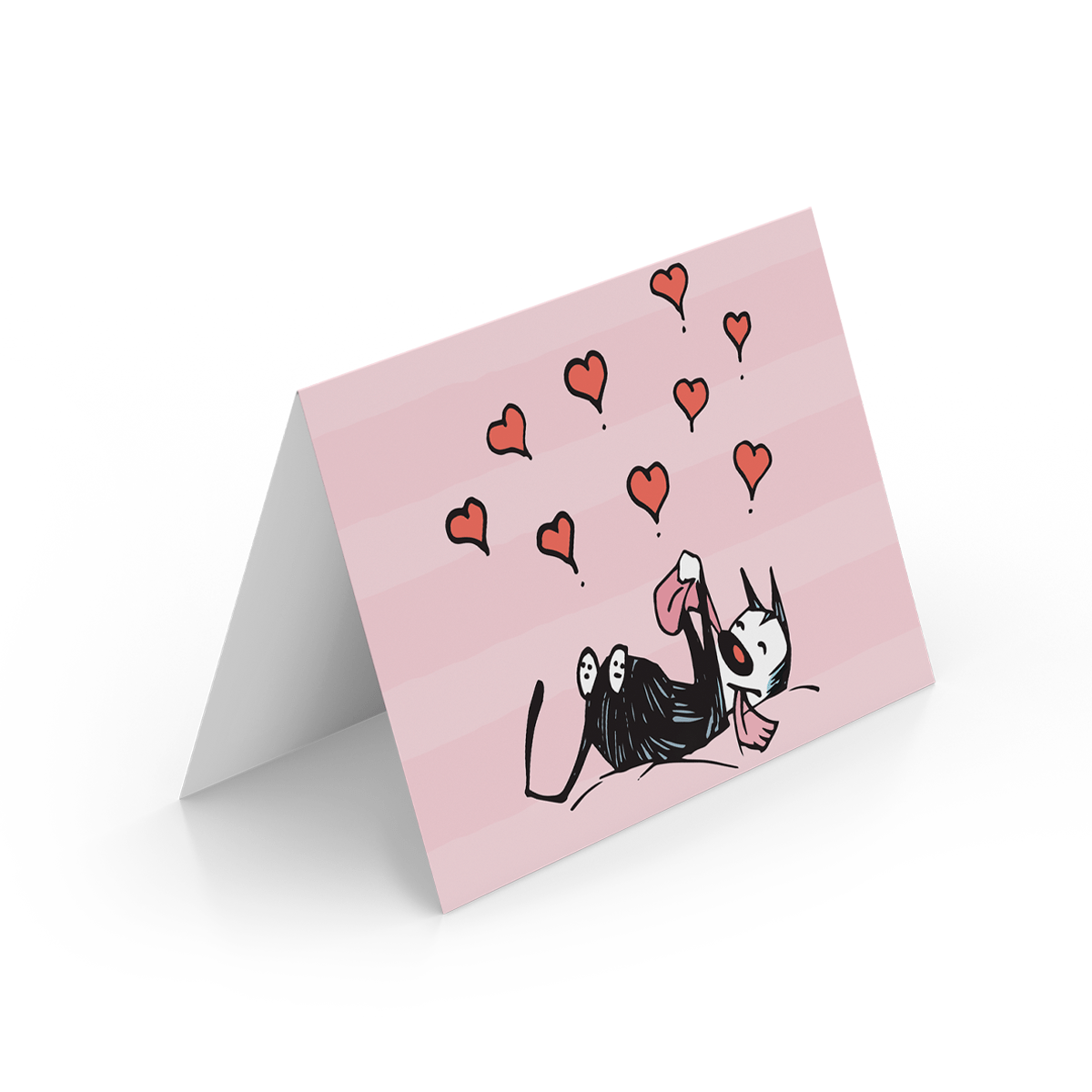 'Bringing Joy' Little Pink Sock Card