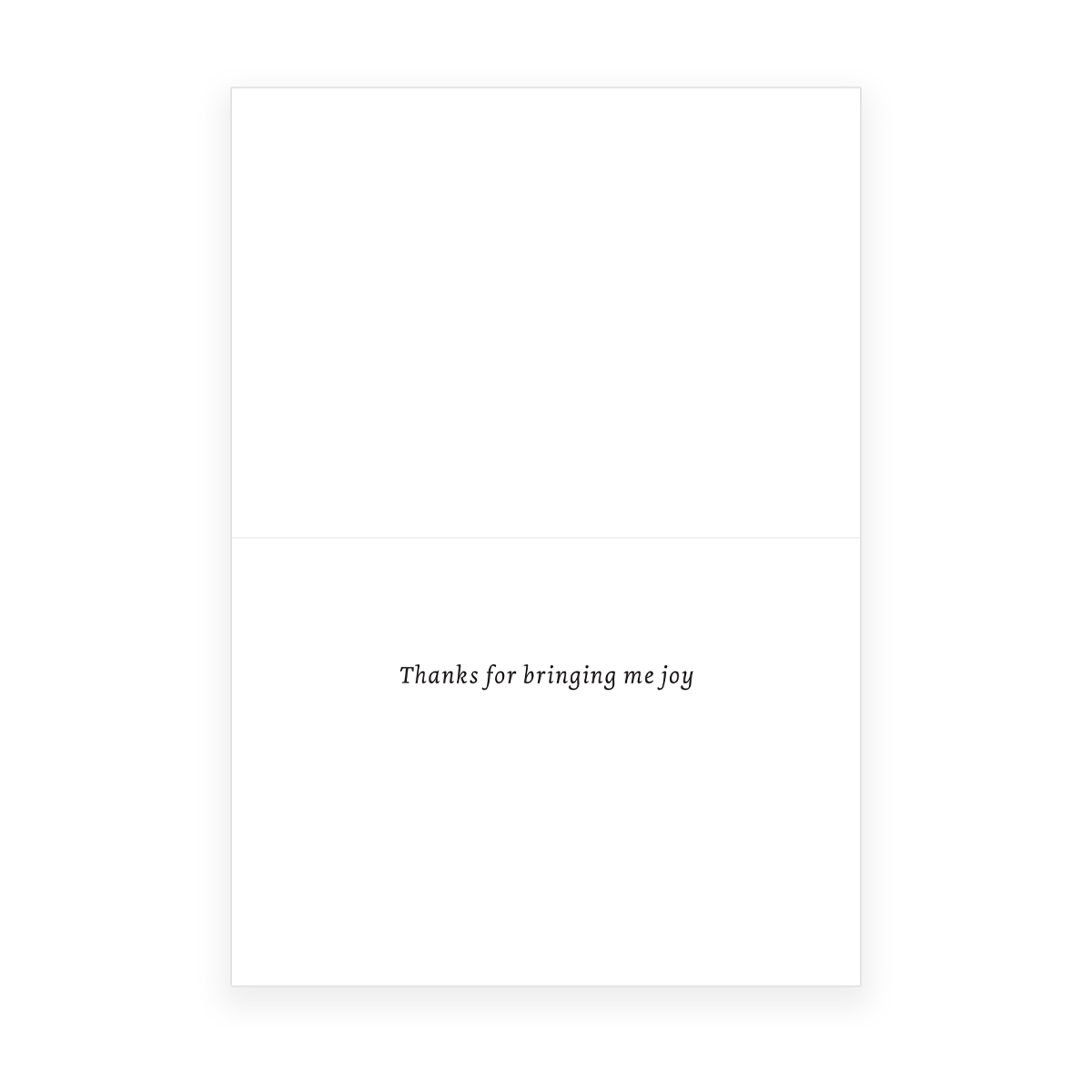 'Bringing Joy' Little Pink Sock Card