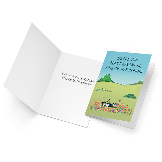 'Friendship Blooms' Greeting Card