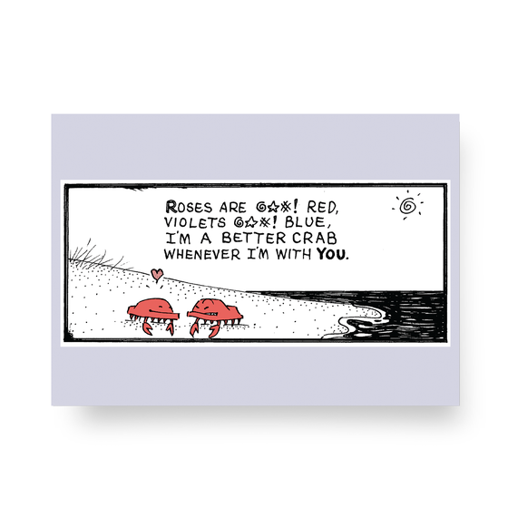 'Better Crab' Valentine's Day Card