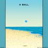 'Life is a Ball' Triptych Print
