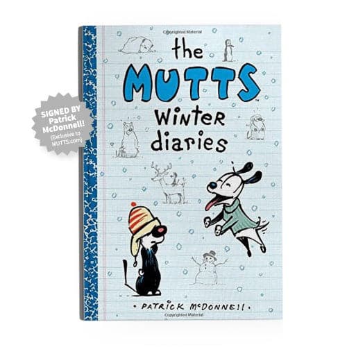 Signed 'The MUTTS Winter Diaries' Book