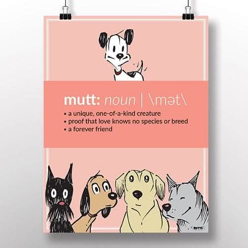 'Mutt Definition' Poster MUTTS