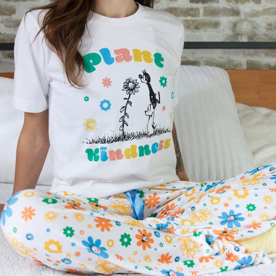 'Plant Kindness' Pajama Pants