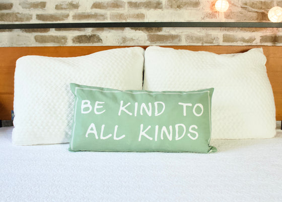 'Be Kind' Lumbar Throw Pillowcase