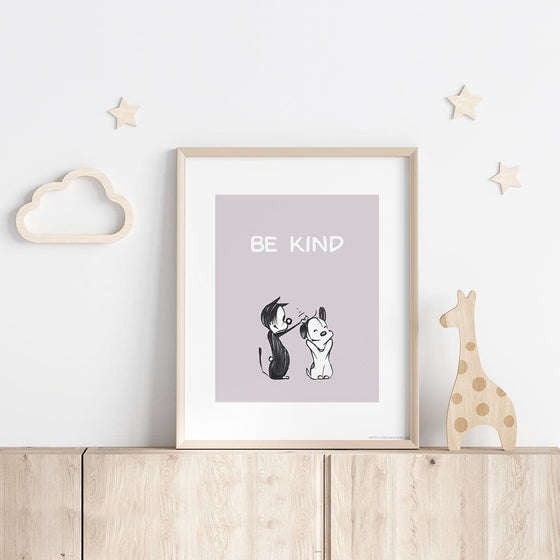 "Be Kind" Decorative Room Print