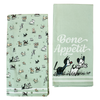 'Bone Appetit' Tea Towel Set