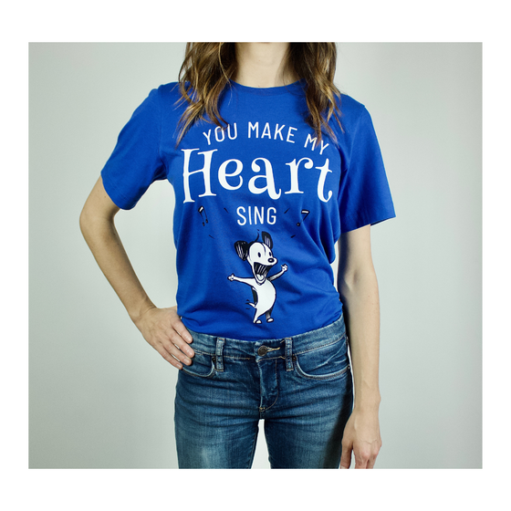 'You Make My Heart Sing' Short Sleeve Tee