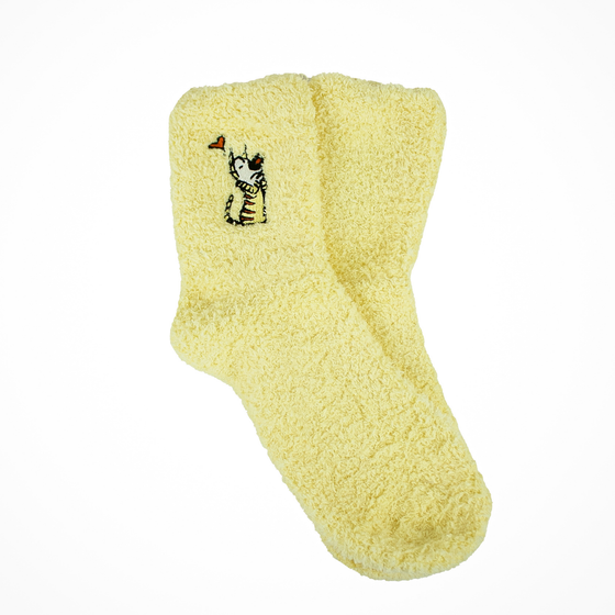 'Shtinky Love' Fuzzy Socks