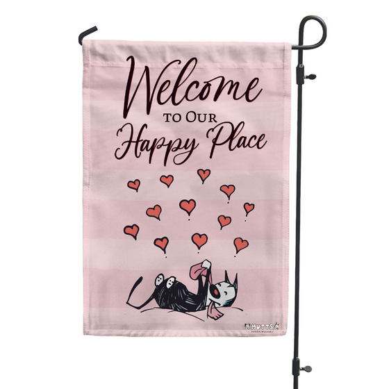 'Our Happy Place' Garden Flag