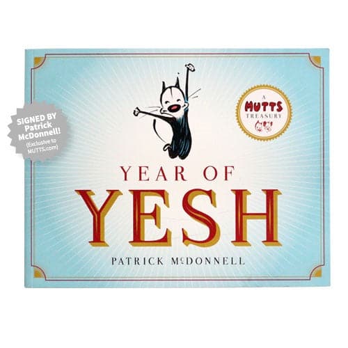 Signed 'Year of Yesh: A MUTTS Treasury' Book