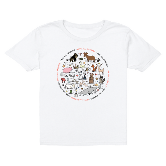 'Love All Animals' Youth Tee
