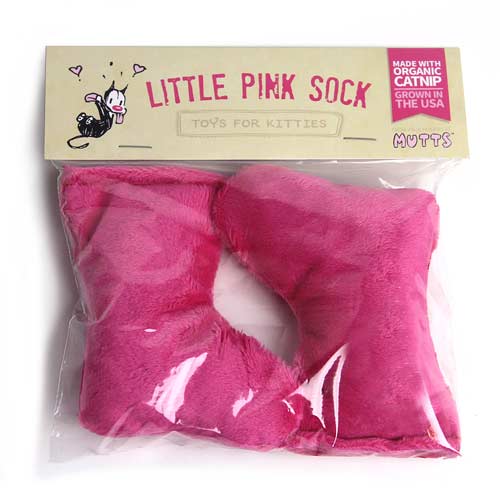 Little Pink Sock Catnip Toys