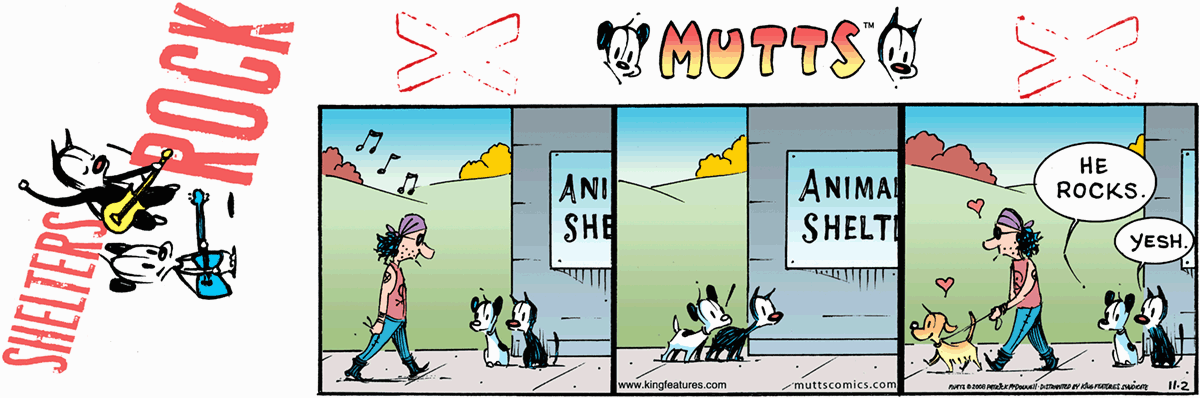 November 2 2008, Sunday Comic Strip – MUTTS